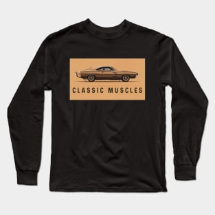 American Muscle Car T-Shirt Long Sleeve T-Shirt